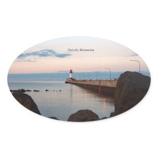 Duluth Harbor North Pier Light sticker Duluth