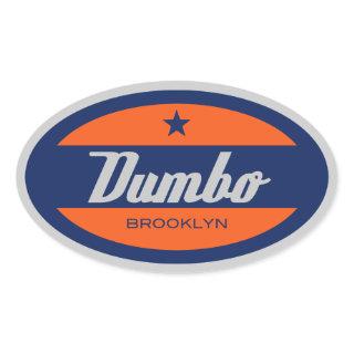 Dumbo Oval Sticker
