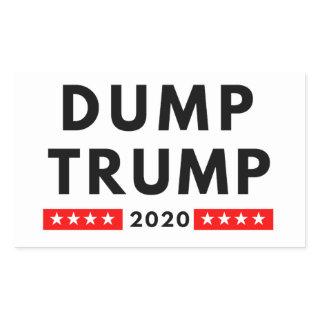 Dump Trump 2020 rectangle stickers