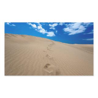 Dunes of Gran Canaria Rectangular Sticker