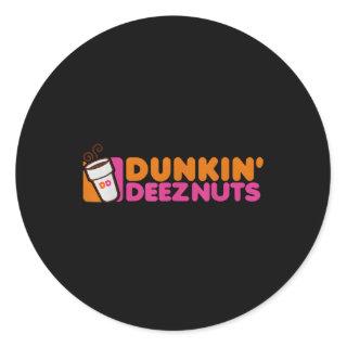 Dunkin-Deez-Nuts Dunkin-Deeznuts Classic Round Sticker