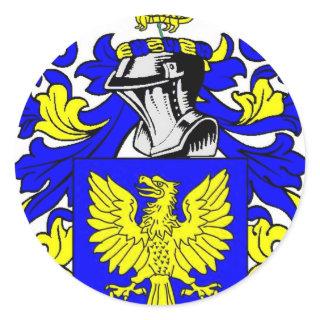 Dunn (Irish) Coat of Arms Classic Round Sticker