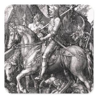 Durer Knight Death and the Devil Stickers