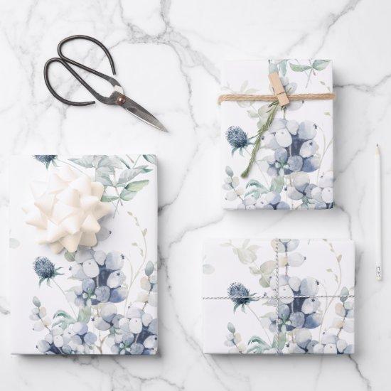 Dusty Blue Floral  Sheets