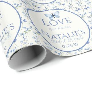 Dusty Blue Love Is In Bloom Floral Bridal Shower