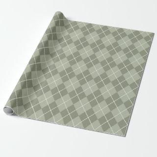 Dusty Green Argyle