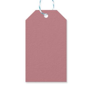 Dusty Rose Solid Color Gift Tags