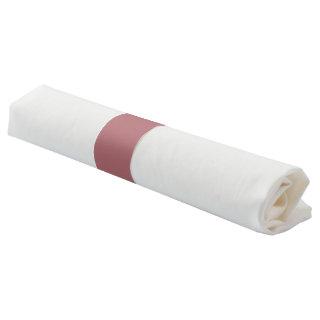 Dusty Rose Solid Color  Napkin Bands