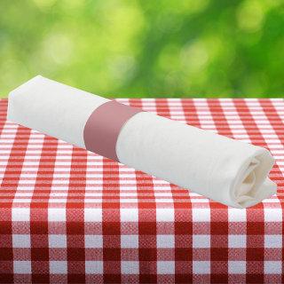 Dusty Rose Solid Color  Napkin Bands