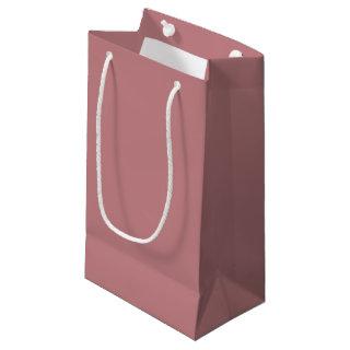 Dusty Rose Solid Color Small Gift Bag