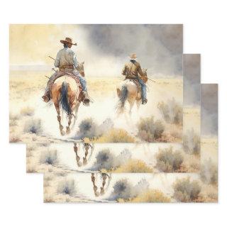 Dusty Western Watercolor “Prairie Storm”     Sheets
