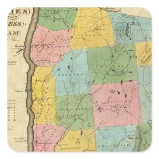 Dutchess, Putnam counties Square Sticker
