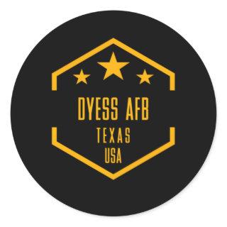 Dyess Afb Classic Round Sticker