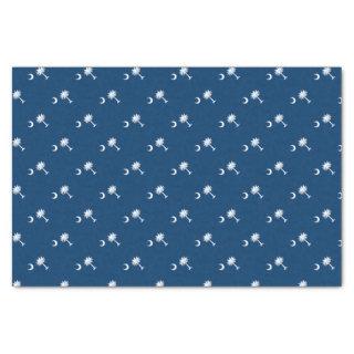 Dynamic South Carolina State Flag Graphic on a Tissue Paper