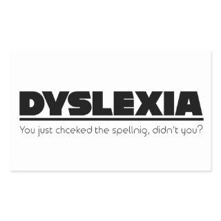 Dyslexia Mispelling Sticker