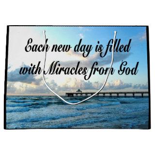 EACH DAY IS A MIRACLE FROM GOD LARGE GIFT BAG
