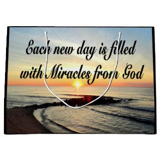 EACH DAY IS MIRACLES FROM GOD LARGE GIFT BAG