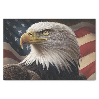 Eagle and American Flag Tissue Paper
