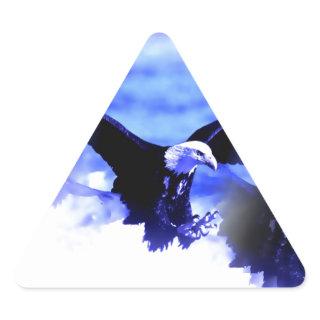 Eagle in Flight Triangle Sticker