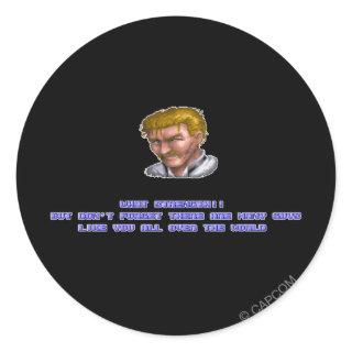 Eagle KO'ed Classic Round Sticker