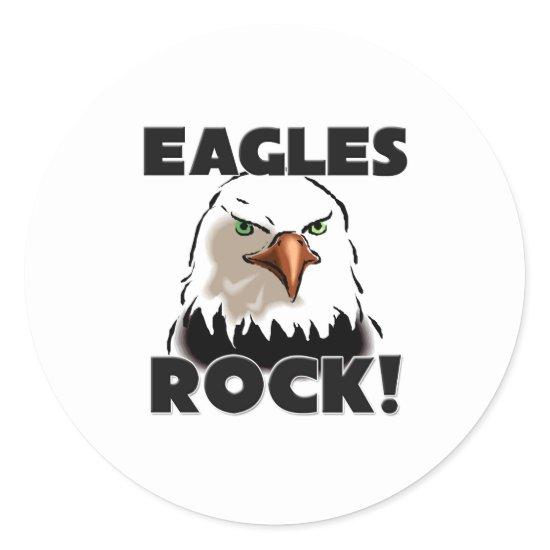 Eagles Rock Classic Round Sticker