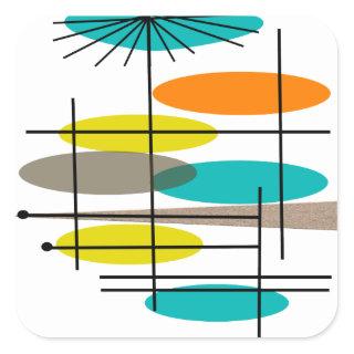 Eames Era Inspired gifts Square Sticker