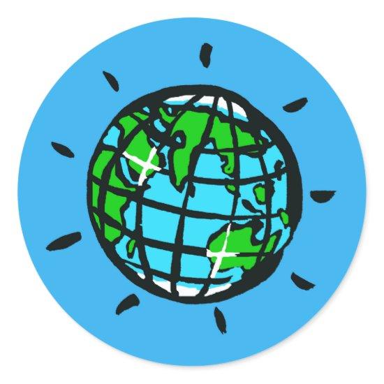 Earth Day  - Planet Earth - Conservation - Ecology Classic Round Sticker