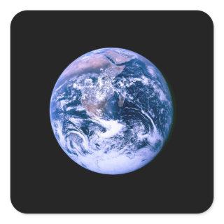 Earth Seen From Space 'Blue Marble' Square Sticker