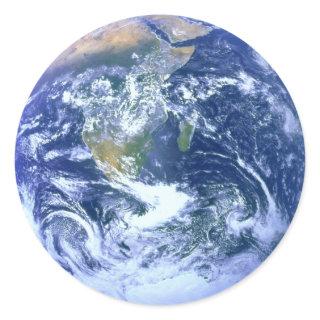 Earth - The Blue Marble Classic Round Sticker