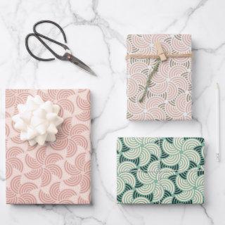 Earth Tones Concentric Circle Pattern  Sheets