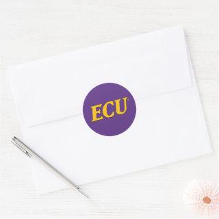 East Carolina University | ECU Logo Classic Round Sticker
