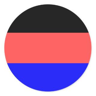East Frisia (Germany) Flag Classic Round Sticker