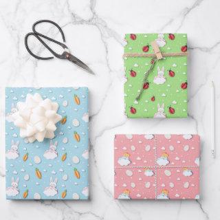 Easter Bunny, Egg, Carrot & Ladybug