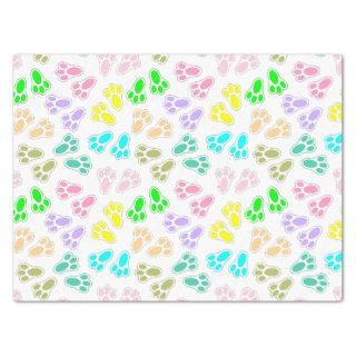 Easter Bunny Feet Pattern Custom Tissue Paper