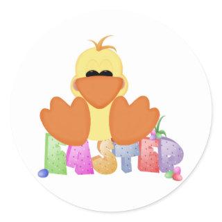 Easter  Duck T-shirts and Gifts Classic Round Sticker
