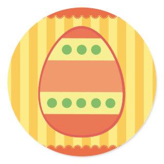 Easter Eggs Classic Round Sticker
