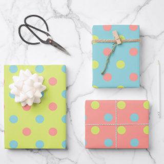 Easter Holiday Polka Dot Pattern Collection  Sheets