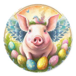 Easter Pig Sticker