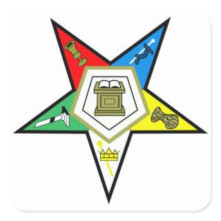 Eastern Star Square Sticker