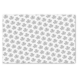 Easy Custom Corporate Business Logo Pattern Tissue Paper