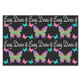 EASY DOES IT PRETTY BUTTERFLY DESIGN TISSUE PAPER