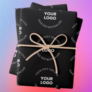 Easy to Replace Logo & Editable Text Pattern  Sheets