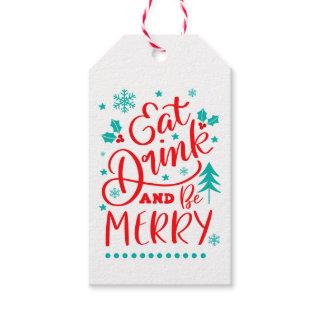 Eat, Drink and Be Merry Gift Tags