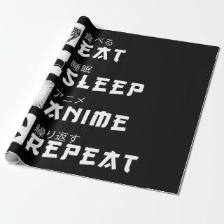 Eat Sleep Anime Repeat Japanese Manga Lover