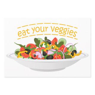 Eat Your Veggies Quote fresh salad mix bowl  Sheets