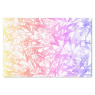 Eclectic Pastel Rainbow Lightning Bolt Tissue Paper