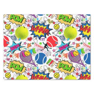 😍🤩Eclectic tennis🎾 pattern Tissue Paper