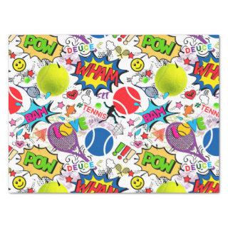 😍🤩Eclectic tennis🎾 pattern Tissue Paper