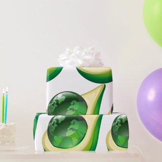 Eco Earth Avocado Globe Sustainable Planet