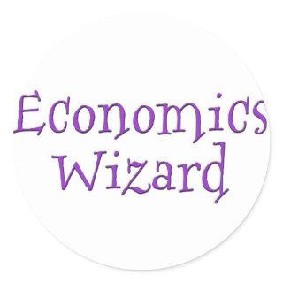 Economics Wizard Classic Round Sticker